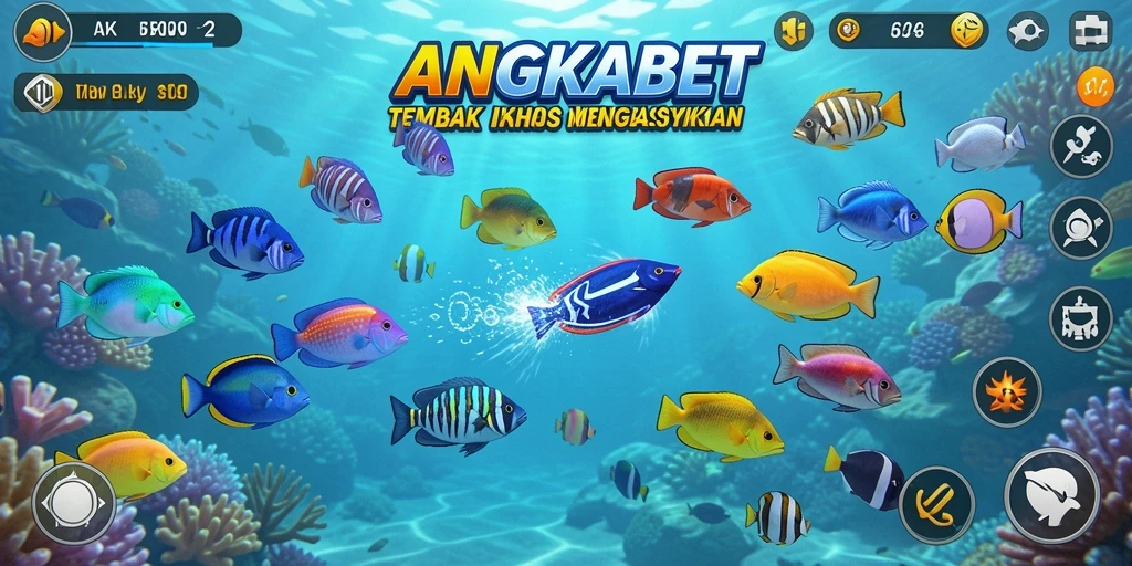 Tangkapan layar <strong>ANGKABET</strong> menunjukkan keseruan dalam menangkap ikan.