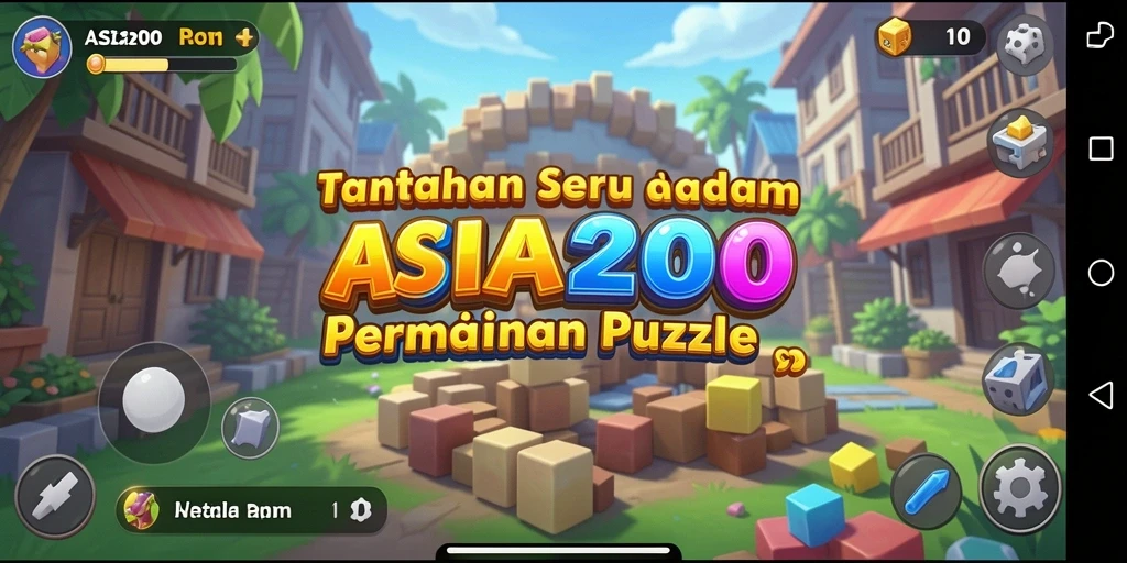 Tampilan gameplay ASIA200 yang menantang dalam kategori Puzzle.