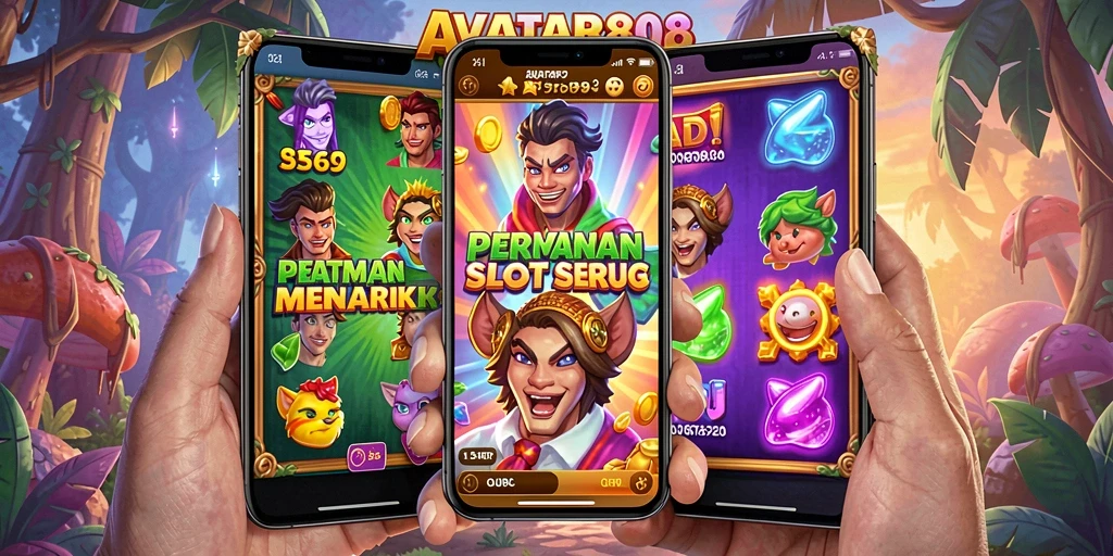 Tampilan gameplay AVATAR808 yang menarik dan penuh warna.