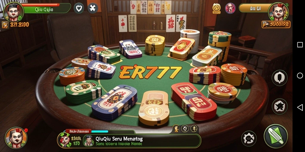Screenshot gameplay QiuQiu ER777 yang penuh aksi dan strategi.