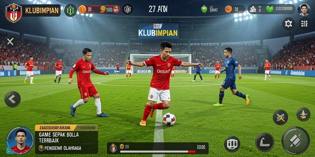 Tangkapan layar gameplay KLUBIMPIAN yang menarik dan penuh aksi.