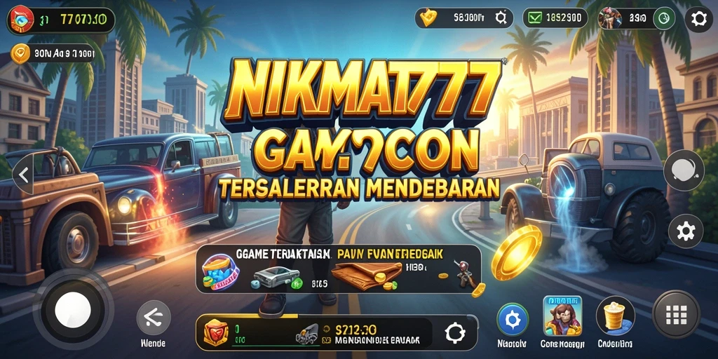 Tampilan gameplay NIKMAT777 dengan elemen bisnis yang menarik.