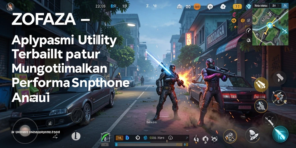Tampilan antarmuka ZOFAZA yang sederhana dan intuitif