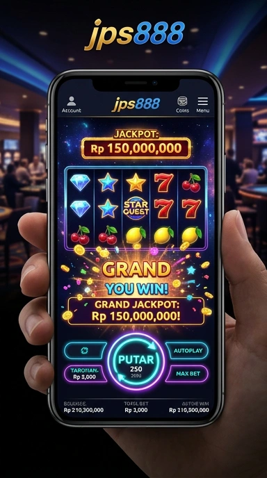 Screenshot fitur pencarian aplikasi terbaru di jps888.
